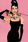 Unknown Artist - Audrey Hepburn pop art painting